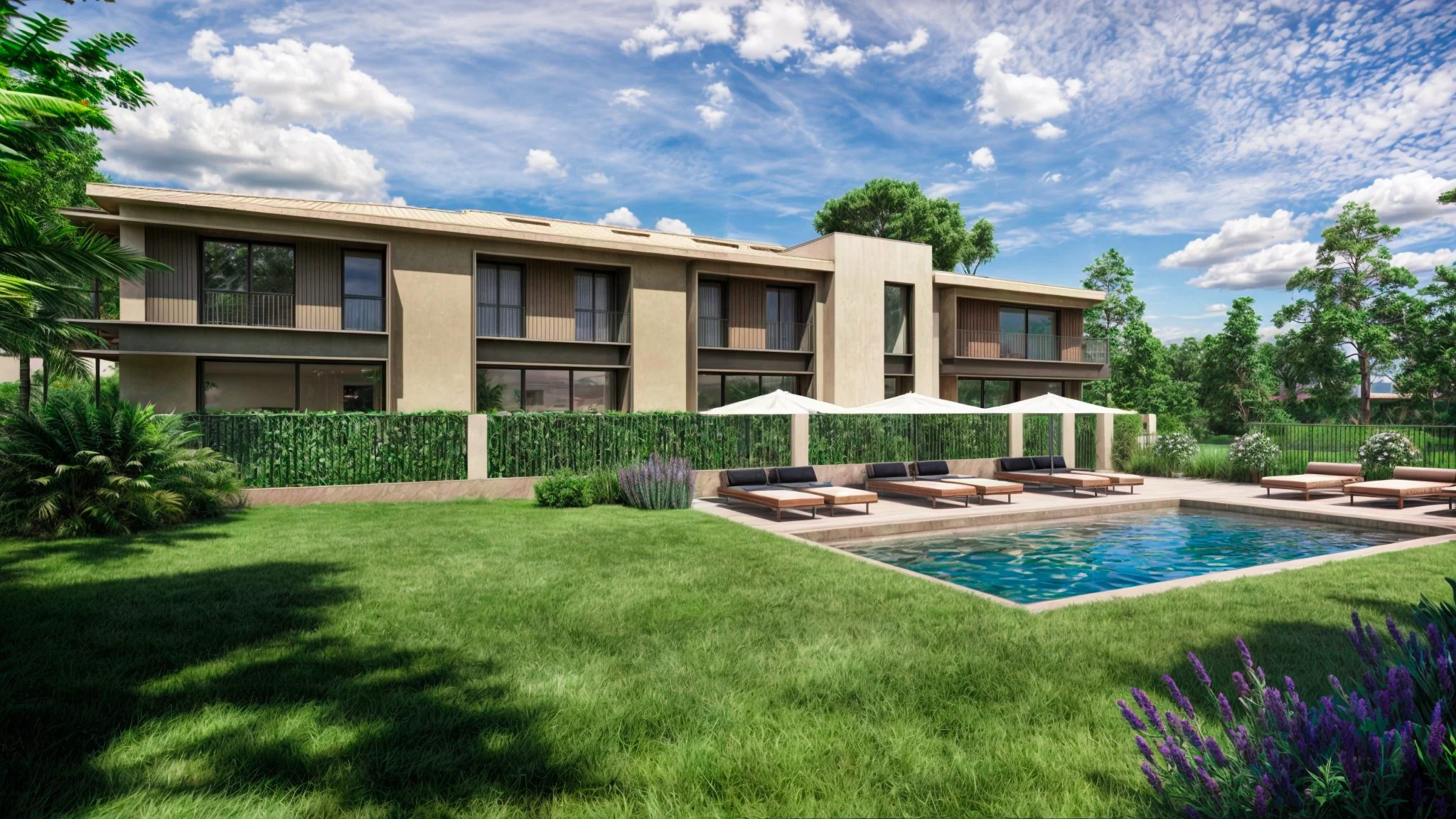 Piscine chauffée - Résidence 59 Cézanne